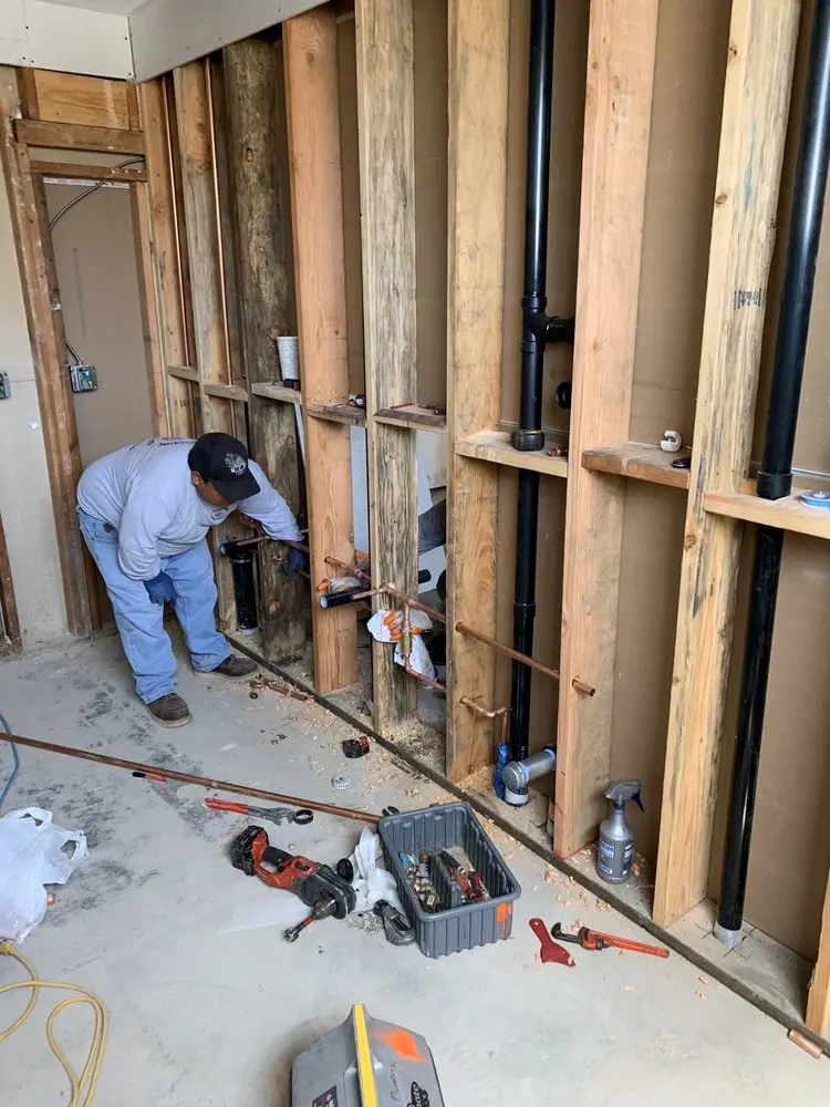 Commercial rough-in plumbing for Commercial Plumbing in Willow Ridge